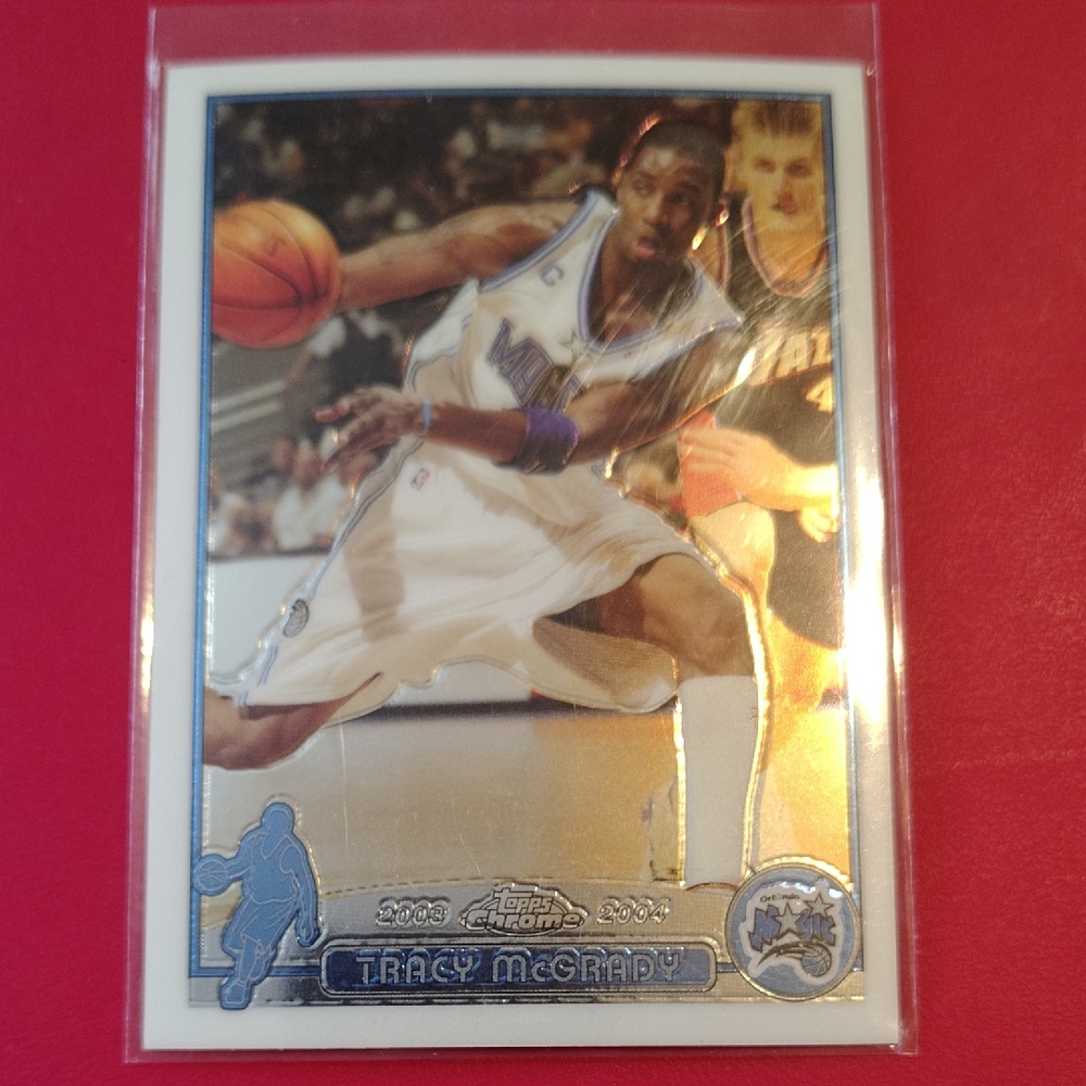 Tracy McGrady 2003-04 Topps Chrome #1 Orlando Magic Basketball Card